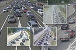 Na dálnicích v Rakousku se tvoří zácpy. Cestující na dovolenou v nich čekají hodiny