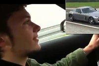 Děsivé VIDEO: Mladík ve sporťáku jede 300 km/h!