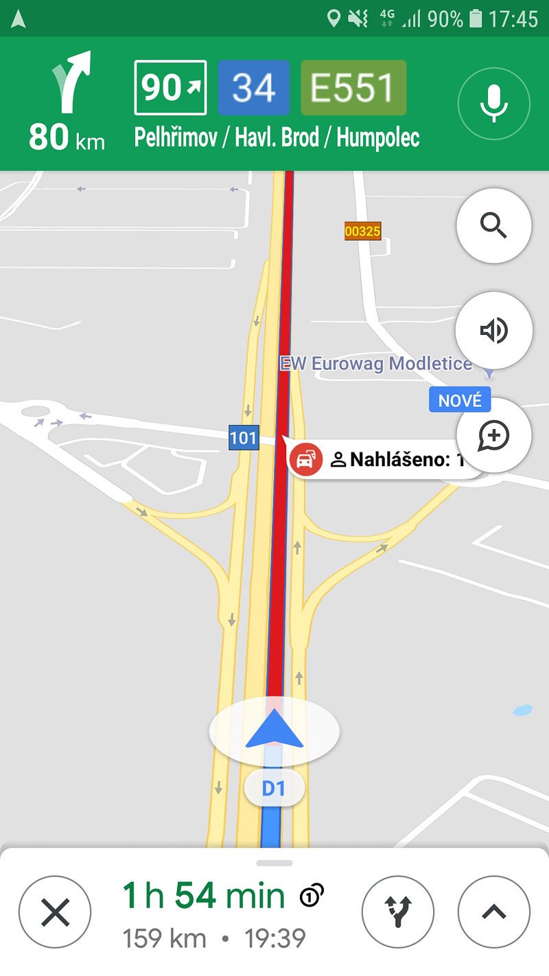 Mobilní navigace