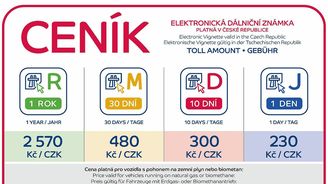 Dálniční známka 2026: Cena a zvýhodnění. Kolik platí elektro a CNG? Dálniční známka 2026: Cena a zvýhodnění. Kolik platí elektro a CNG?