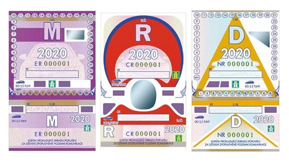 Dálniční známky 2020: Ode dneška je možné koupit kupóny na příští rok. Ceny se nemění