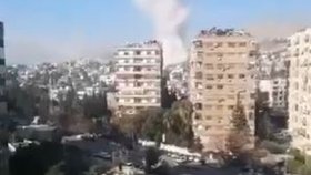 Exploze v syrském hlavním městě Damašku (20.1.2024)