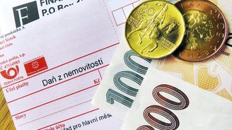 Termín pro úhradu daně z nemovitosti se blíží