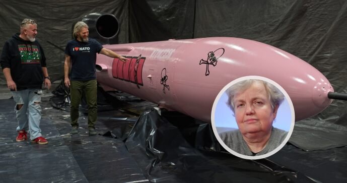 Raketa Flamingo nesoucí jméno po Daně Drábové.