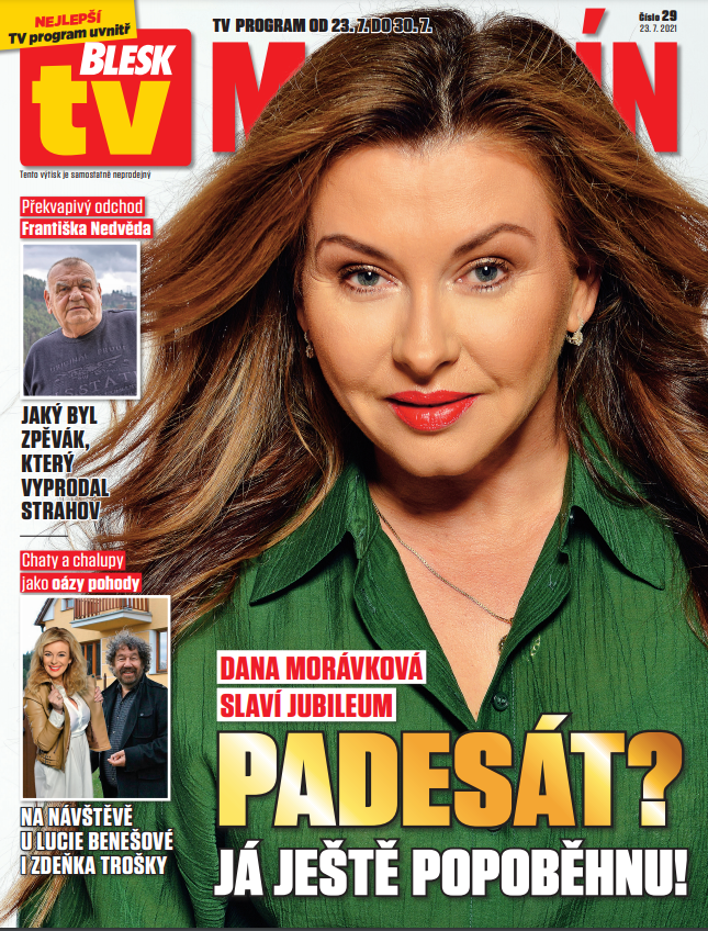 Dana Morávková v BLESK tv MAGAZÍNU.