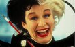 Filmová Cruella v podání herečky Glenn Closeové.