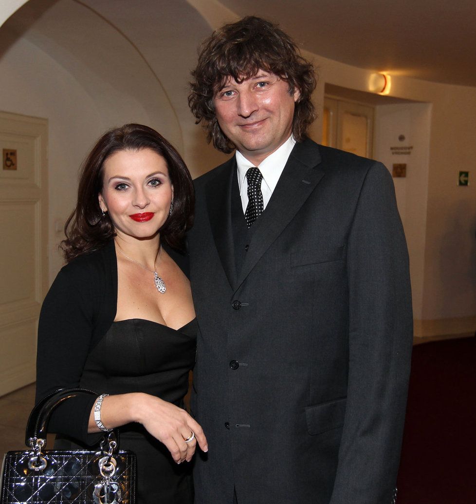 Petr Malásek se svojí manželkou.
