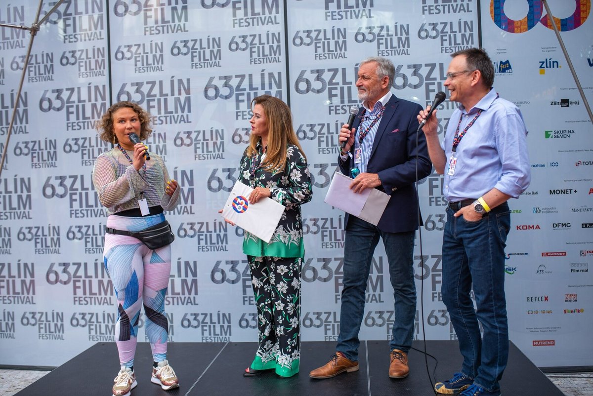 Dana Morávková s Janem Čenským moderovali zlínský filmový festival. 