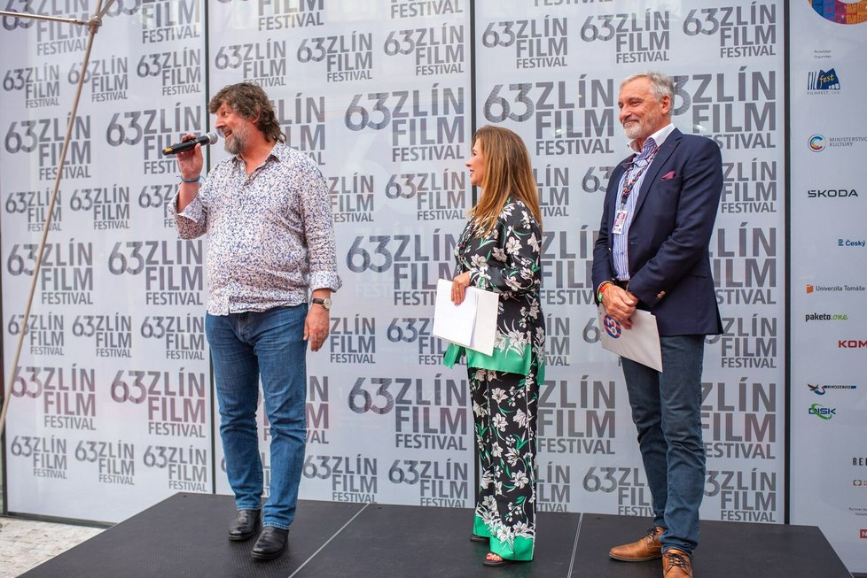 Dana Morávková s Janem Čenským moderovali zlínský filmový festival.