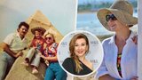 Morávková si užívá v Egyptě: Vzpomínka na zesnulé rodiče!
