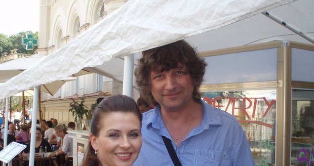 Dana Morávková  s manželem Petrem Maláskem