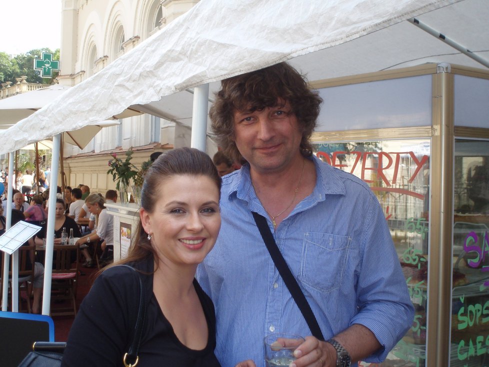 Dana Morávková  s manželem Petrem Maláskem