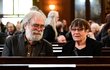 Pohřeb Dany Němcové - Anna Šabatová, 22. 4. 2023, Praha. Pohřeb Dany Němcové - Anna Šabatová, 22. 4. 2023, Praha.