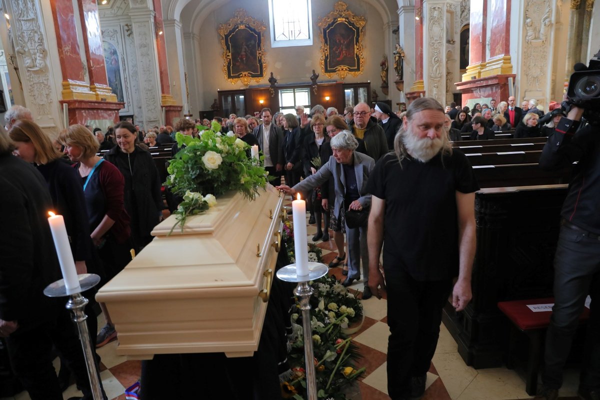 Pohřeb Dany Němcové - 22. 4. 2023, Praha.