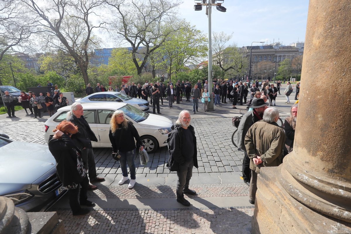 Pohřeb Dany Němcové - 22. 4. 2023, Praha