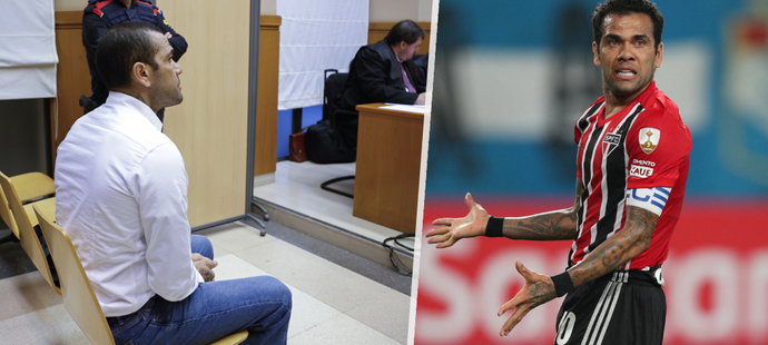V Barceloně začal soud s fotbalistou Alvesem, jenž je obžalován ze znásilnění