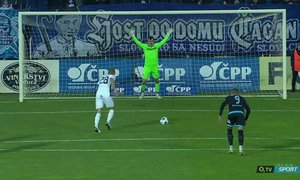 Slovácko - Plzeň: Daníček srovnal z penalty, 1:1