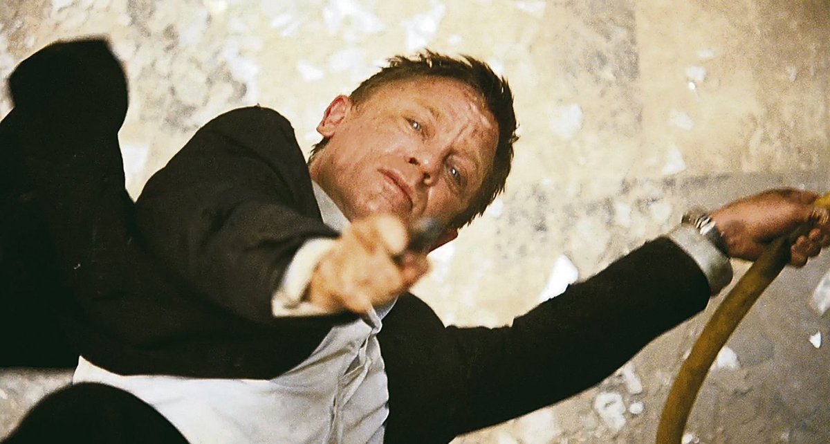 Daniel Craig sám odehrál několik fyzicky náročných scén