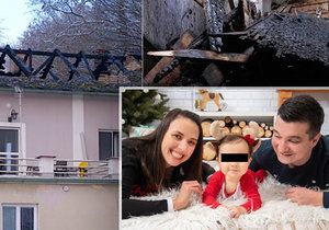 Tříčlenná rodina přišla při tragickém požáru o střechu nad hlavou: Na opravu nemá peníze!