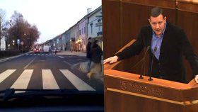 Slovenský poslanec Daniel Lipšic přejel chodce, který pak zemřel v nemocnici. Nehoda se stala poblíž přechodu.