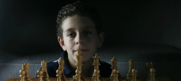 Daniel Naroditsky jako dítě.