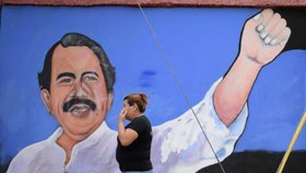 Malba nikaragujského diktátora Daniela Ortegy