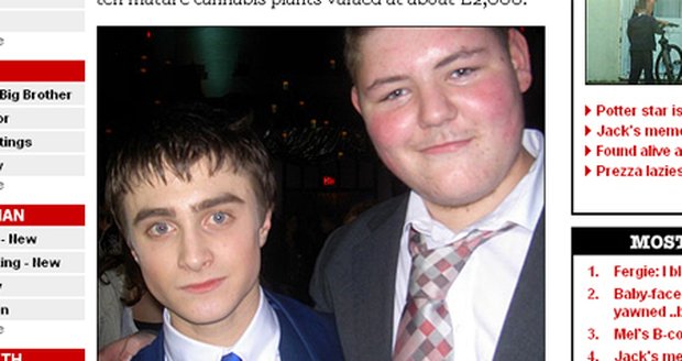 Daniel Radcliffe a Jamie Waylett