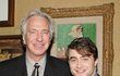 Alan Rickman a Daniel Radcliffe.