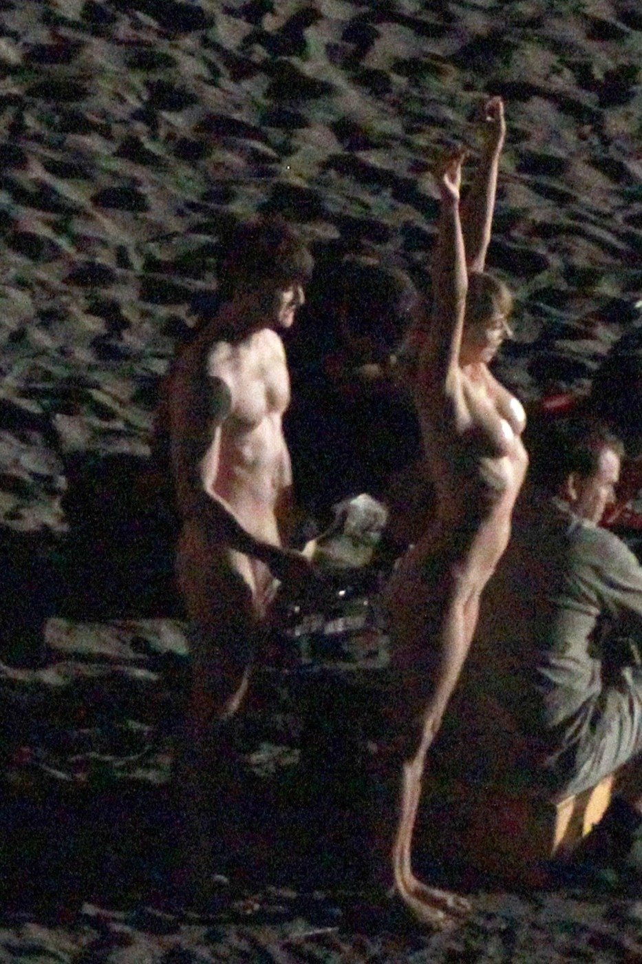 Daniel Radcliffe a Zoe Kazan při nahé scéně při natáčení filmu The F World