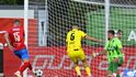 Daniel Vašulín se trefuje do sítě Hradce