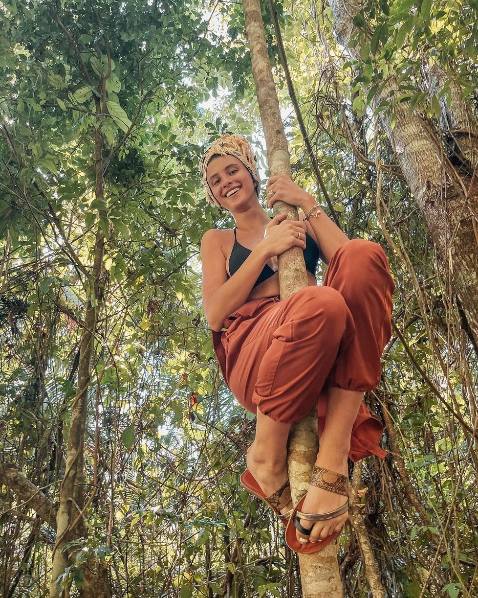 Daniela Zálešáková si užívá dovolenou ve třech na Kostarice.