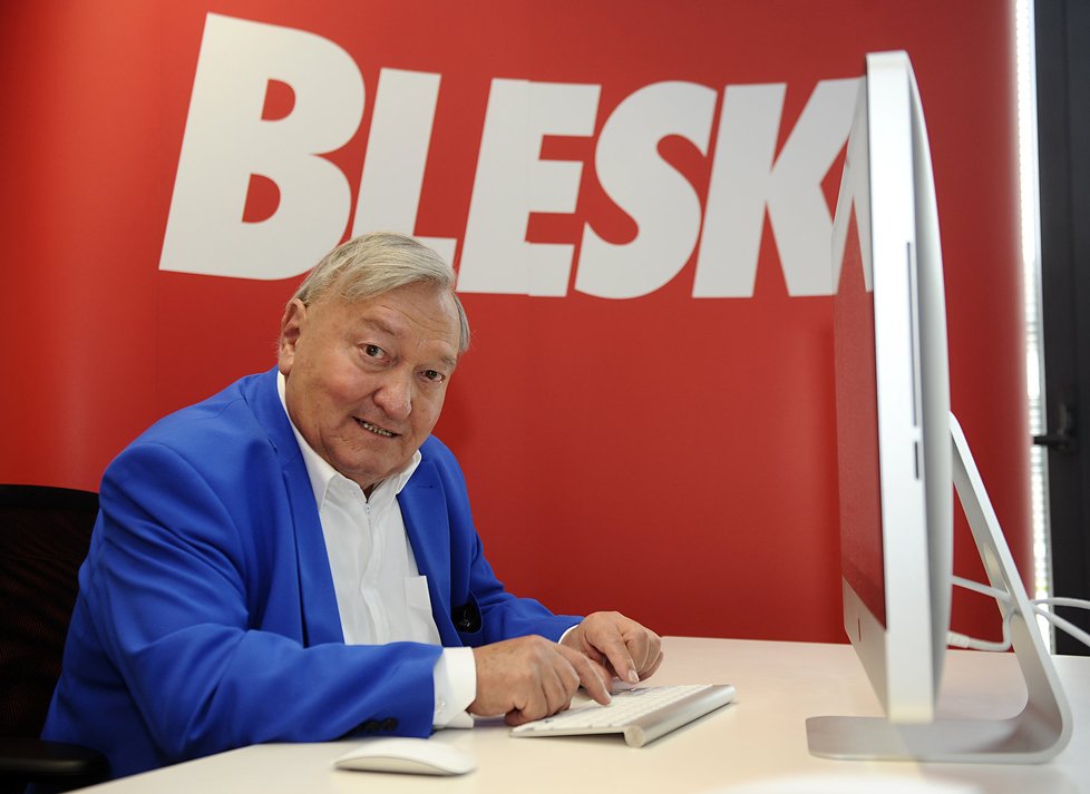 Erich von Däniken na chatu v redakci Blesk.cz
