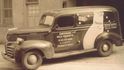 Auto na rozvoz výrobků Danone ve Spojených státech ve čtyřicátých letech