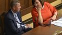 Andrej Babiš a Alena Schillerová Andrej Babiš a Alena Schillerová