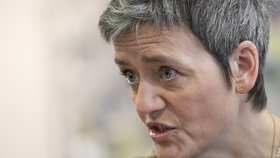 Dánská eurokomisařka pro hospodářskou soutěž Margrethe Vestagerová. Šušká se o ní, že by mohla nahradit Junckera.