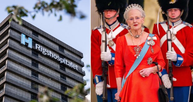 Dánská královna Margrethe II. skončila v nemocnici...