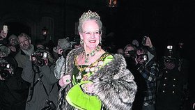 Margrethe II. na novoroční recepci v Kodani