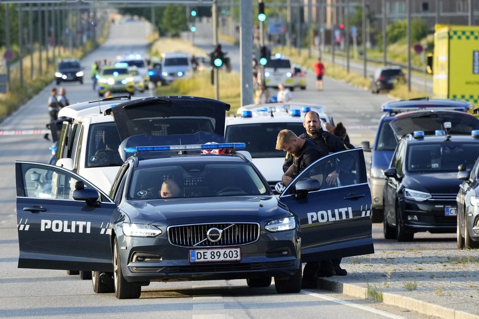 Střelba v nákupním centru v Kodani. (3.7.2022)