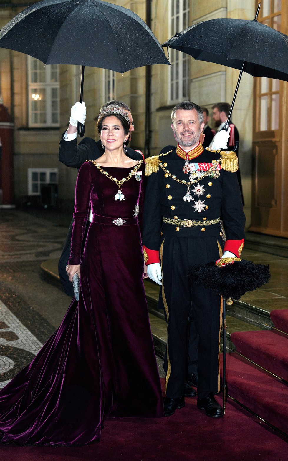 Nový dánský král Frederik s královnou Mary Elizabeth