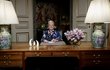 Dánská královna Margrethe II. při svém projevu. (31. 12. 2020)