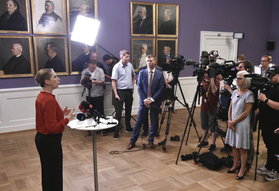 Dánská premiérka Mette Frederiksenová.