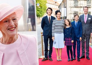 Dánská královna Markéta II. sebrala čtyřem vnoučatům tituly princ a princezna.