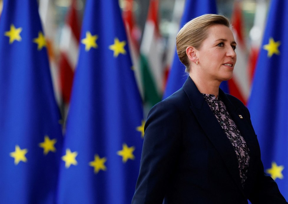 Summit v Bruselu: Dánská premiérka Mette Frederiksenová