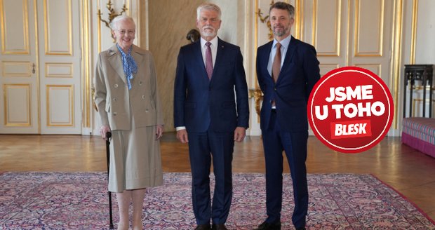 Pavel v Dánsku: Sešel se s premiérkou i královnou, které dovezl dárek. Na Island poletí s Čaputovou
