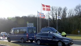 Kontrola na dánských hranicích