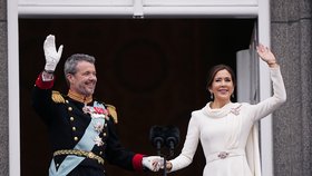 Dánský král Frederik X a dánská královna Mary