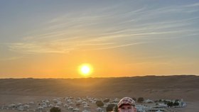 Danuše Nerudová s manželem Robertem na dovolené v Ománu