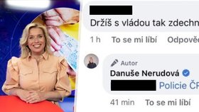 Danuše Nerudová ve studiu Blesku promluvila o nechutných útocích na sociálních sítích