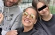 Dara Rolins, Pavel Nedvěd a Laura Homolová Dara Rolins, Pavel Nedvěd a Laura Homolová