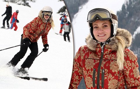 Dara se vydala lyžovat do Špindlerova Mlýna